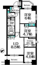 パークキューブ京王八王子II　の物件間取画像